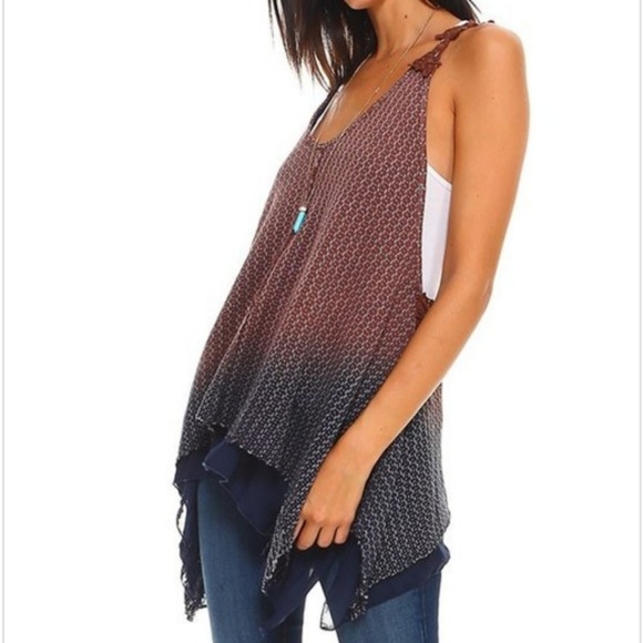 Ombre Layered Lace Tunic Urban X - Picture 7 of 8